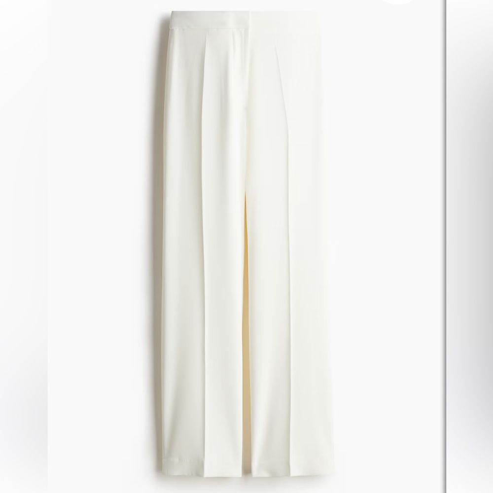 H&M elegant off white Women's Pants/trousers size 16 NWT